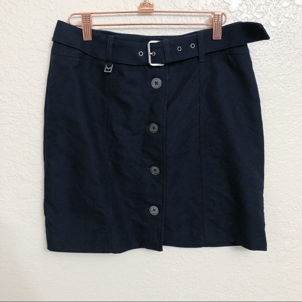 MICHAEL Michael Kors Button Down Mini Skirt